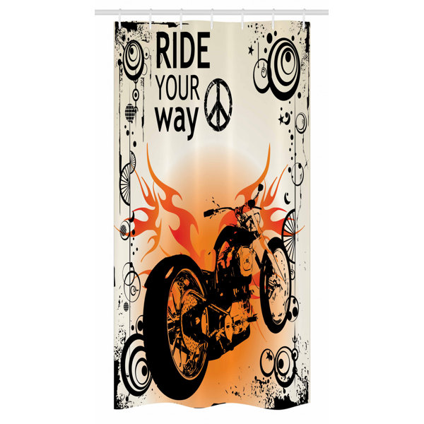 East Urban Home Manly Shower Curtain with Hooks Included Wayfair